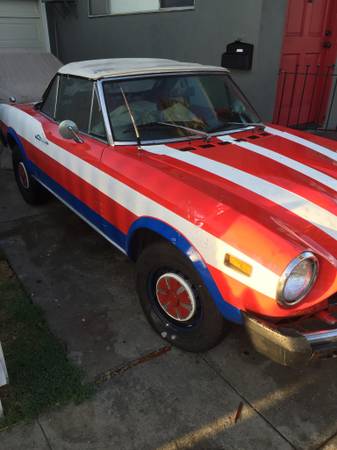 1976 Fiat Spider right front