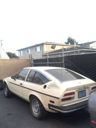 1979 Alfa Romeo Alfetta GT 2 left rear