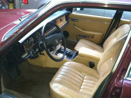 1981 Jaguar XJ6 interior