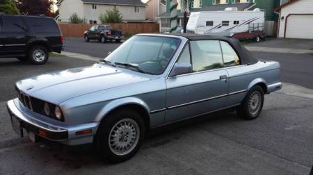 1990 BMW 325i Convertible left front