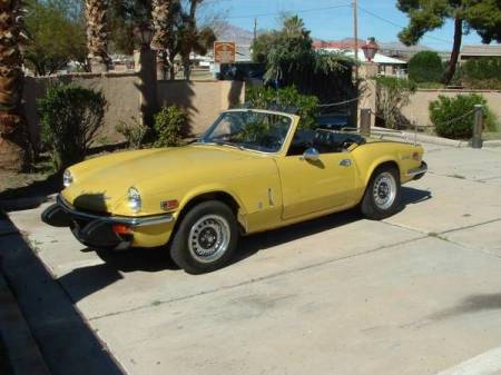 1974 Triumph Spitfire left front