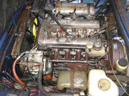 1977 Alfa Romeo Alfetta GT 2 engine