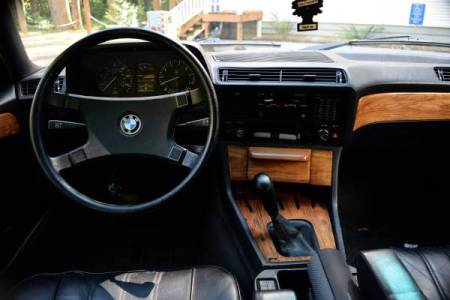1984 BMW 733i interior