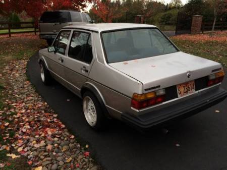1984 Volkswagen Jetta GLI left rear