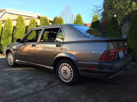 1988 Alfa Romeo Milano Verde left rear