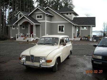 1970 Saab 95 left front