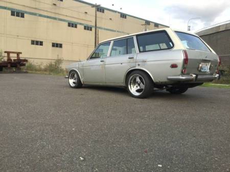 1972 Datsun 510 wagon 2 left rear