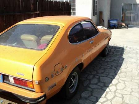1976 Mercury Capri right rear