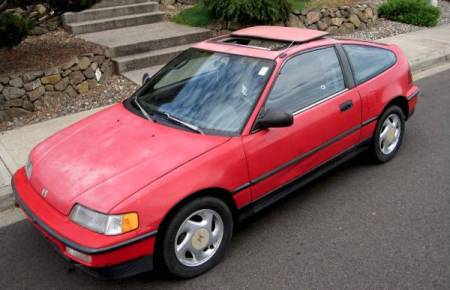 1990 Honda Civic CRX Si left front