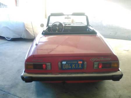 1973 Alfa Romeo Spider Veloce rear