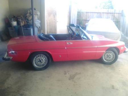 1973 Alfa Romeo Spider Veloce right rear