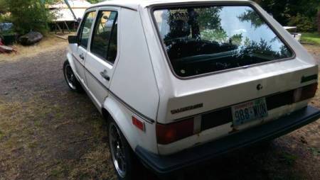 1978 VW Rabbit 2 left rear