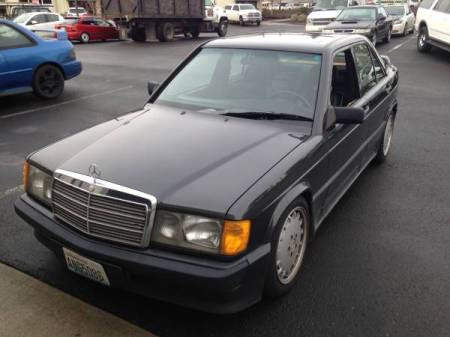 1987 Mercedes 190E left front