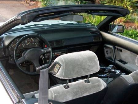 1988 Toyota Celica convertible interior
