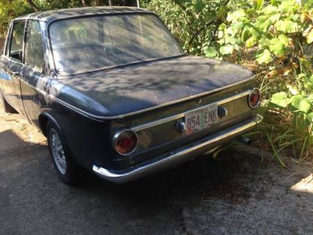1967 BMW 1600 left rear