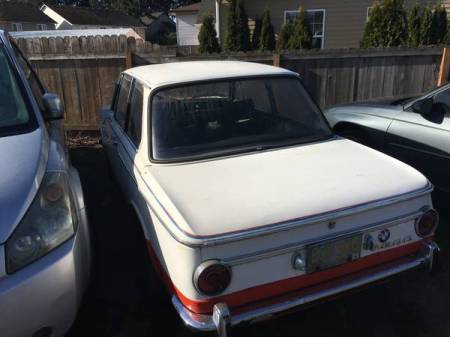 1968 BNW 1600 left rear