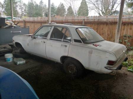 1970 Opel Ascona left rear