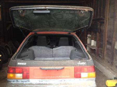 1983 Renault Fuego Turbo trunk