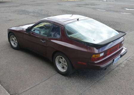 1984 Porsche 944 left rear