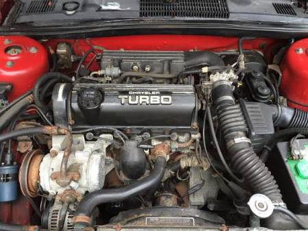 1989 Dodge Lancer Shelby Turbo engine