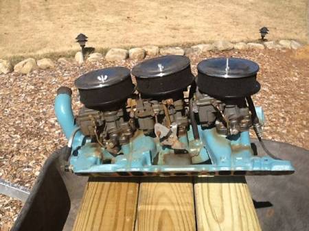 1964 Pontiac GTO Tri Power intake side