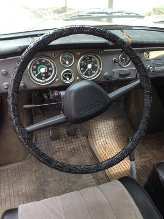 1969 Saab 96 interior