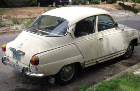 1969 Saab 96 right rear