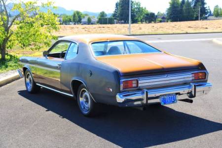 1975 Plymouth Duster left rear