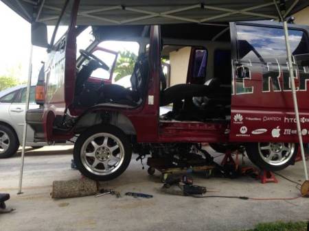1989 Daihatsu Hijet engine installation