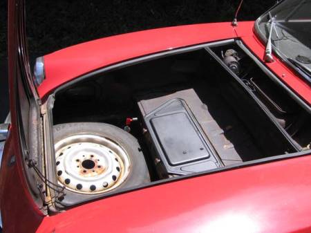 1970 Fiat 850 Spider 3 frunk