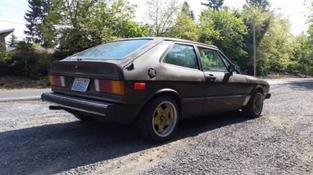 1976 VW Scirocco right rear
