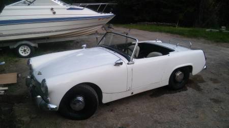 1964 Austin Healey Sprite left front