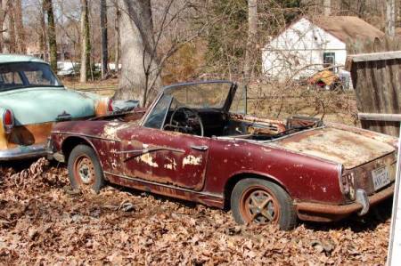 1964 Innocenti S Spider left rear
