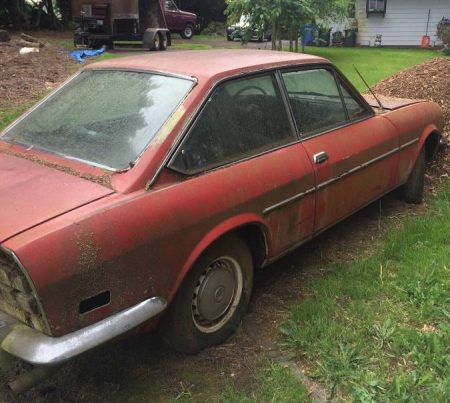 1972 Fiat 124 Sport Coupe right rear