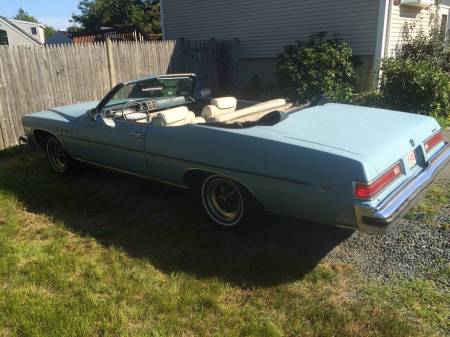 1975 Buick LeSabre convertible left rear