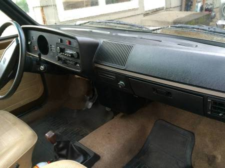 1977 VW Rabbit interior