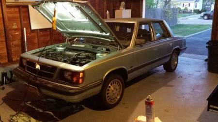1988 Dodge Aries Turbo left front