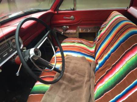 1961 Ford Ranchero interior