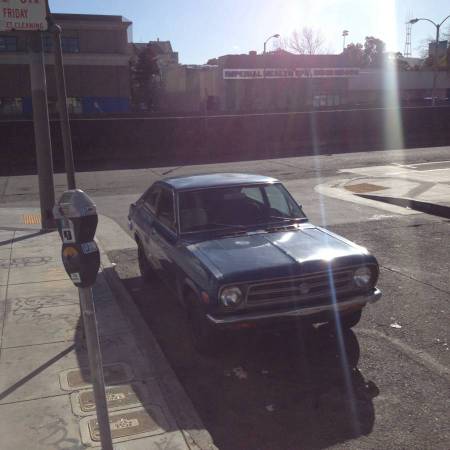 1973 Datsun 1200 right front