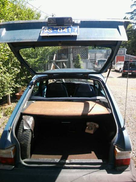 1979 Saab 900 GLE trunk