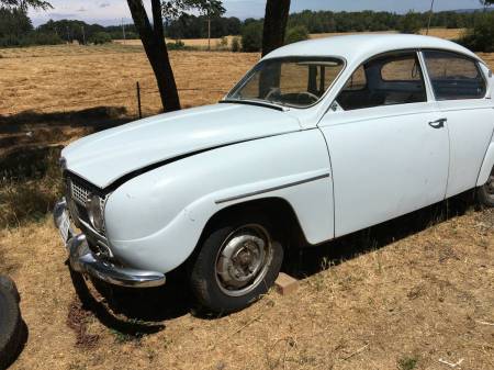 1966 Saab 96 left front