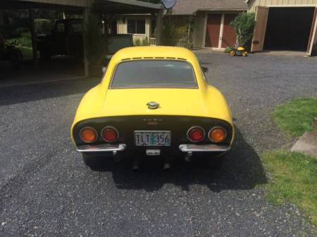 1969 Opel GT 2 rear