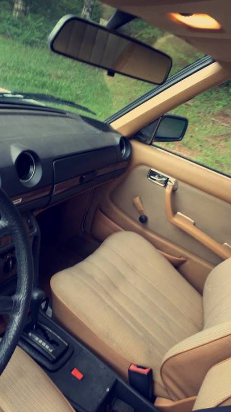1983 Mercedes 230E interior 1