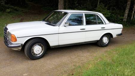 1983 Mercedes 230E left front
