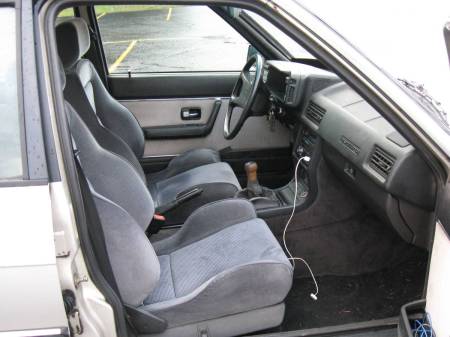 1987 Audi 4000 Quattro interior