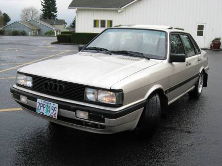 1987 Audi 4000 Quattro left front